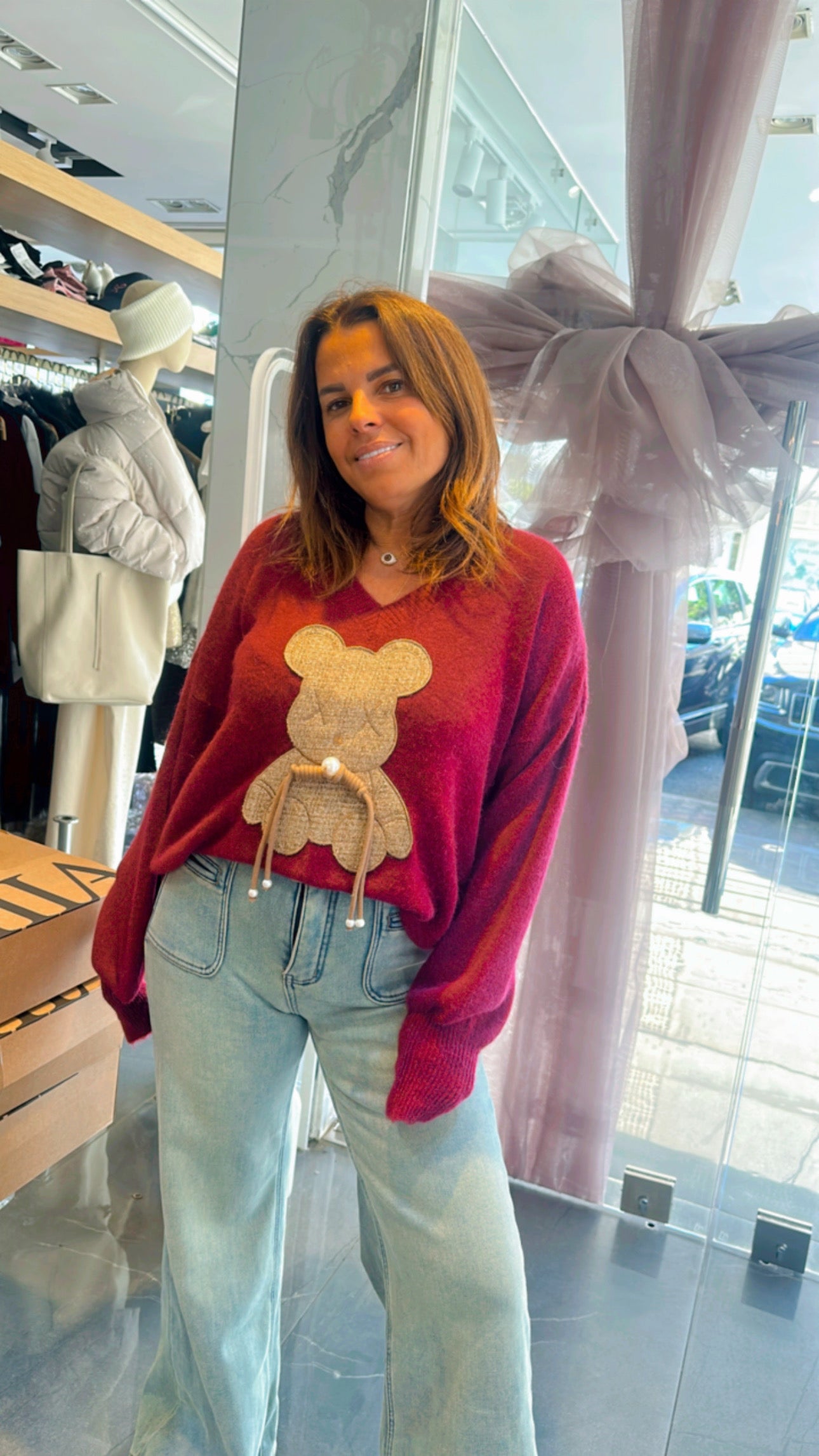 Bear wool top