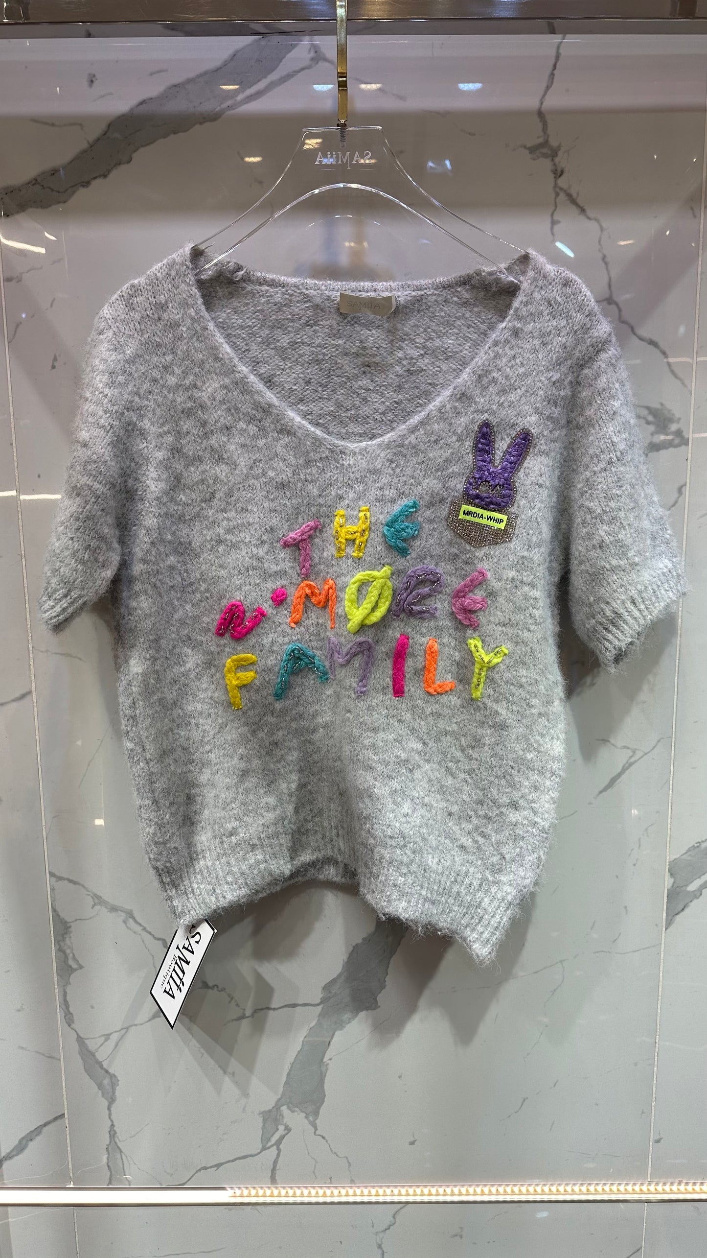 Light wool colorful Top
