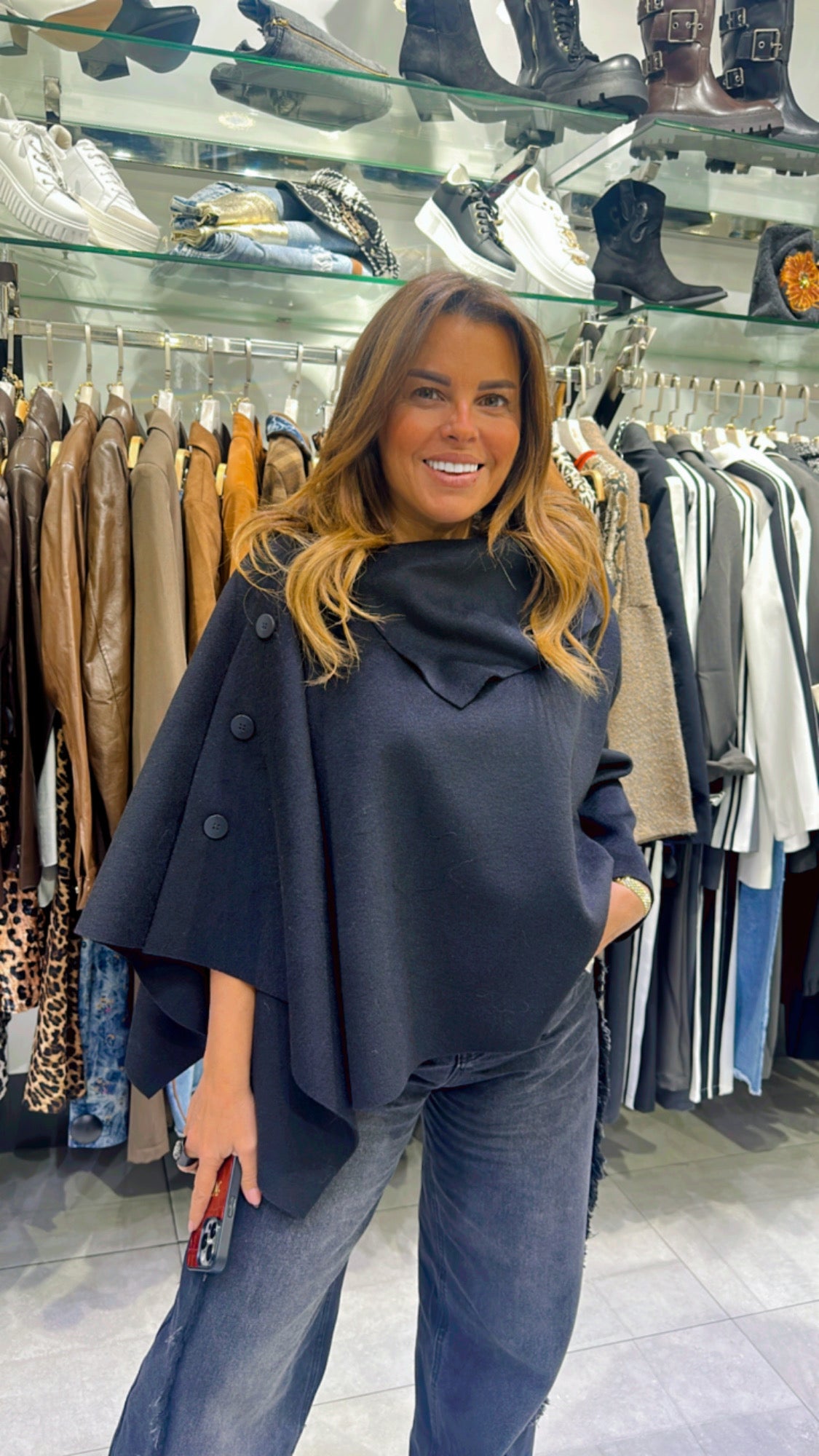Wool and cashmere shirt
