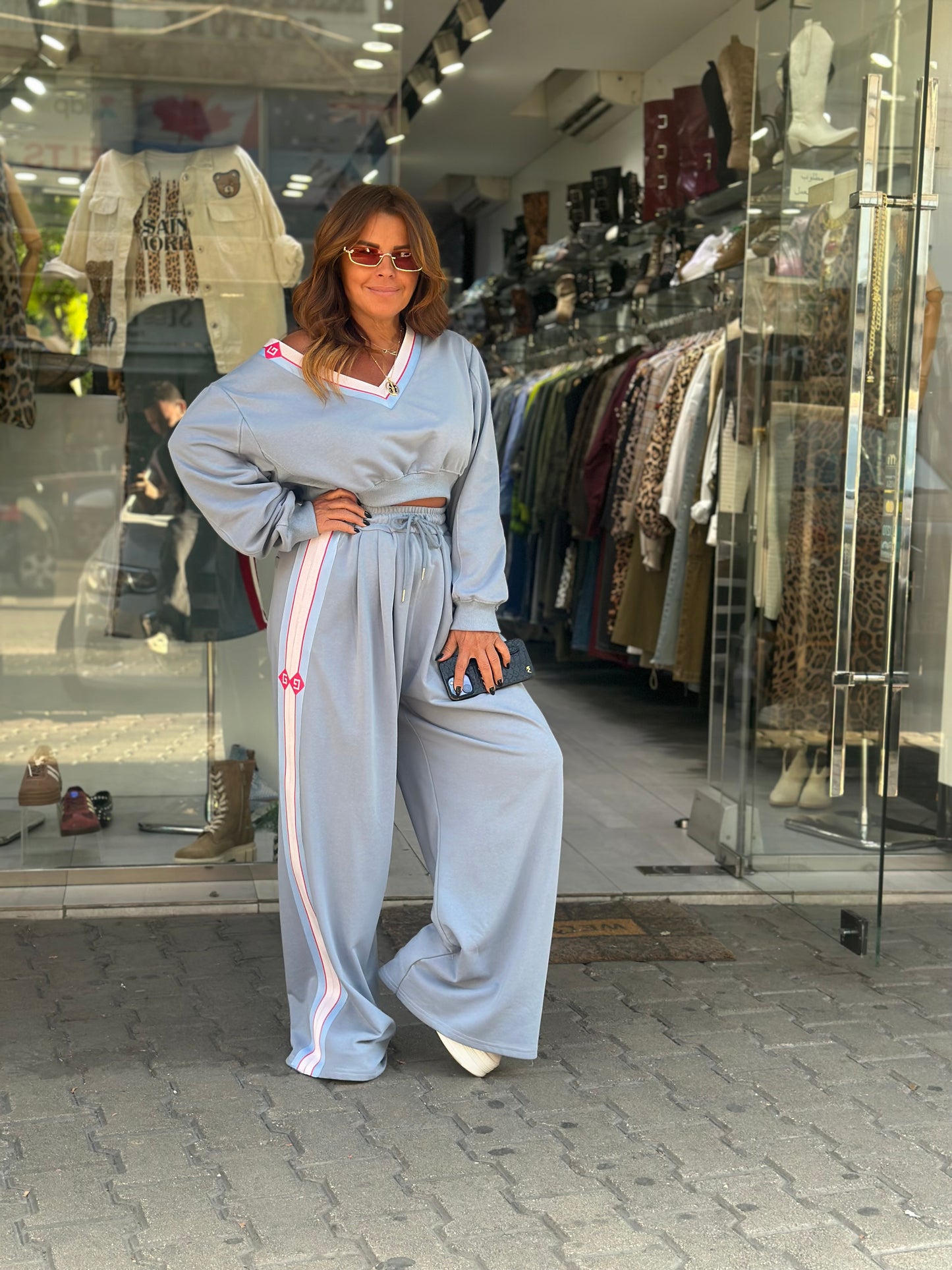 Aqua blue jogging set