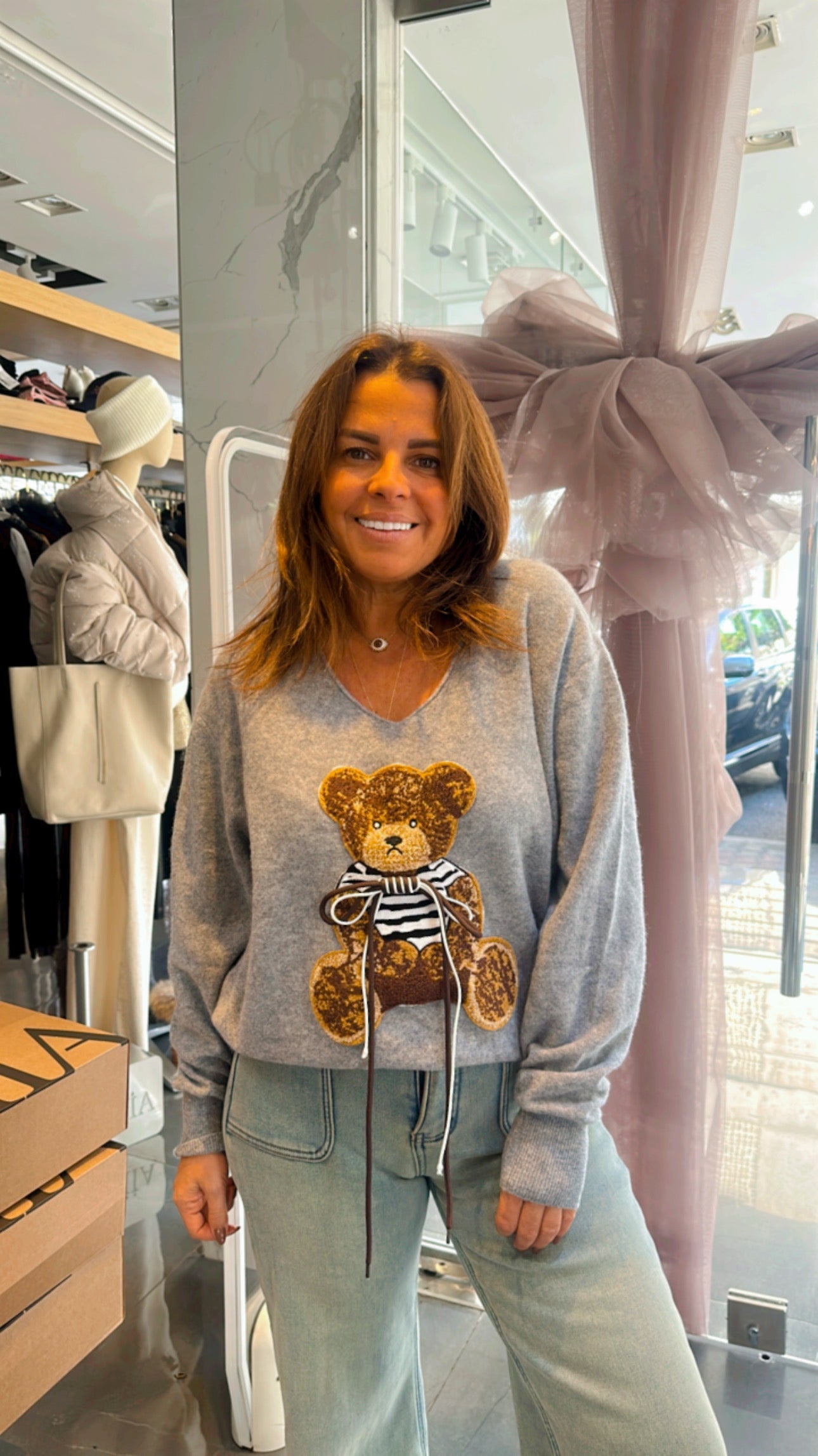 Bear wool top