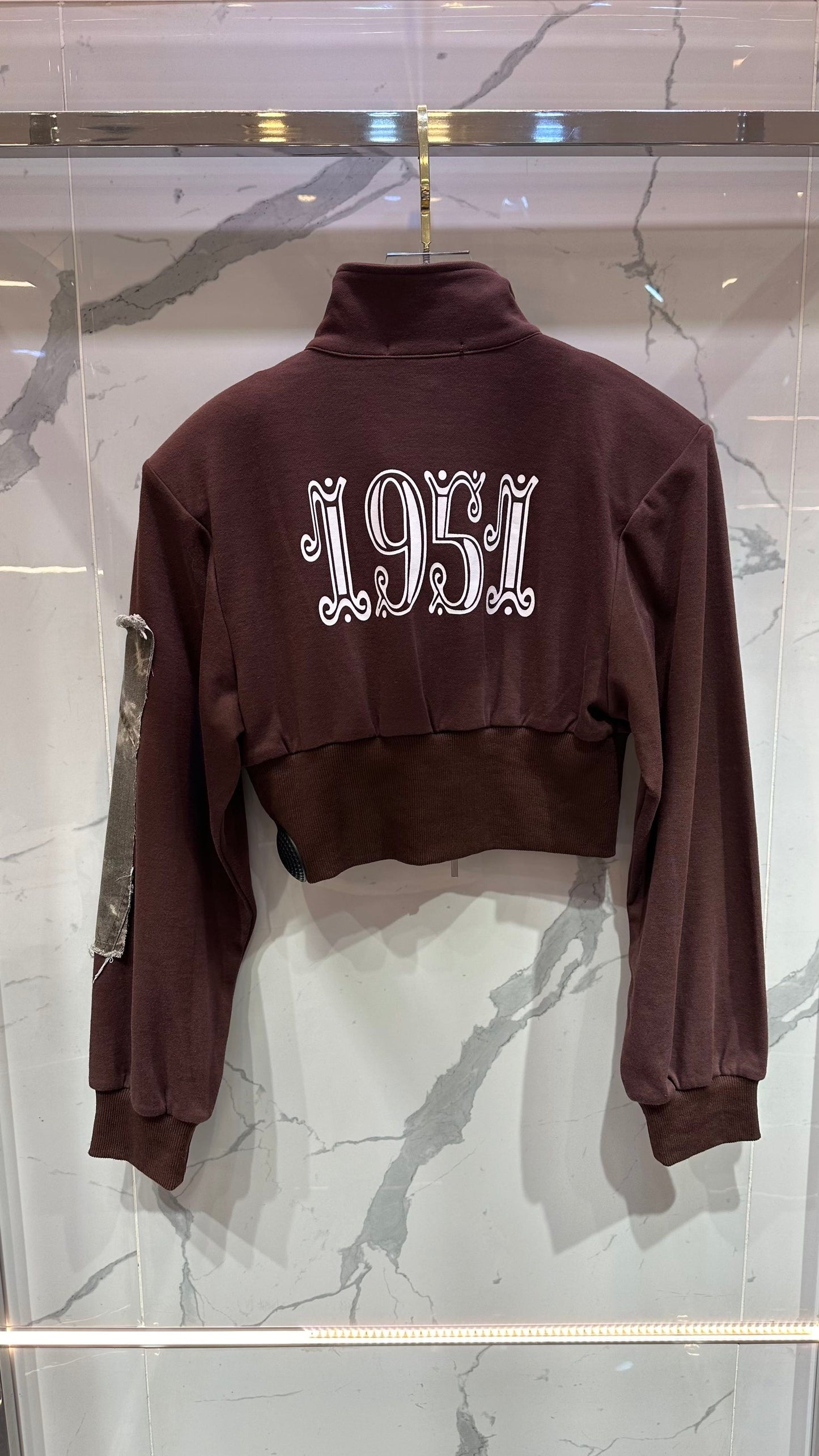 Zipper Jacket sweat - patchworked