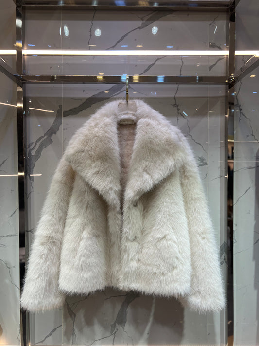 FUR BOMBER JACKET