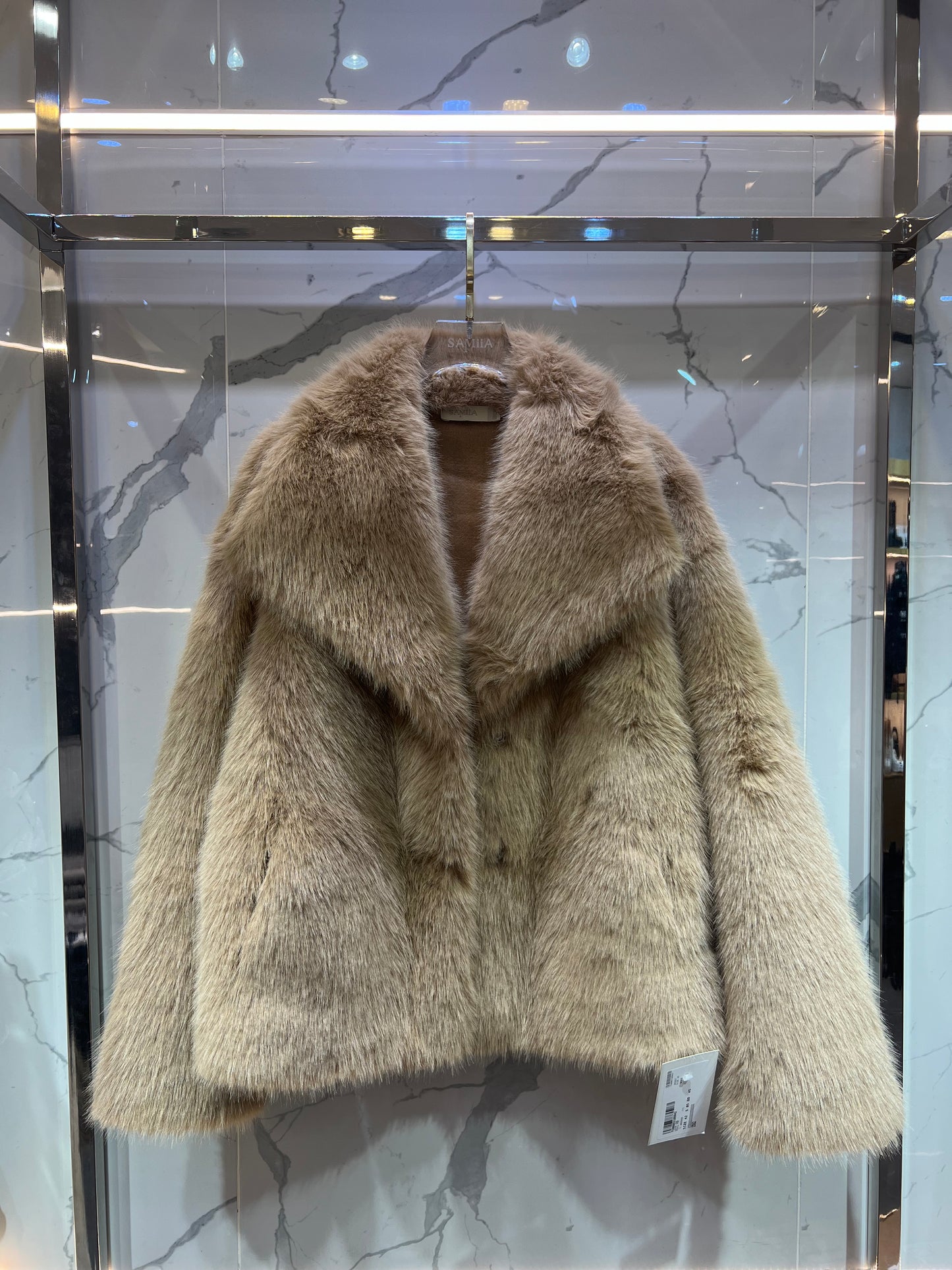 FUR BOMBER JACKET