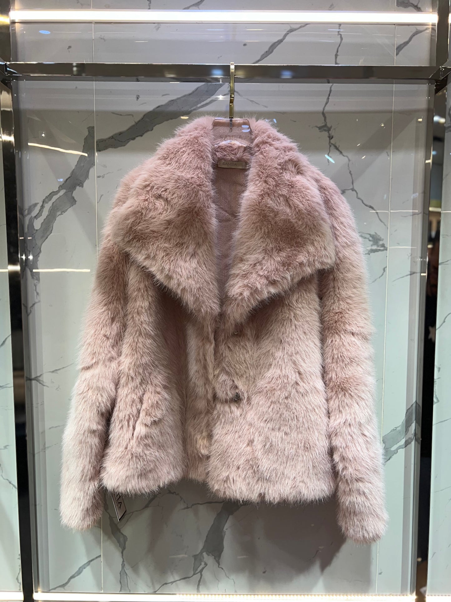 FUR BOMBER JACKET