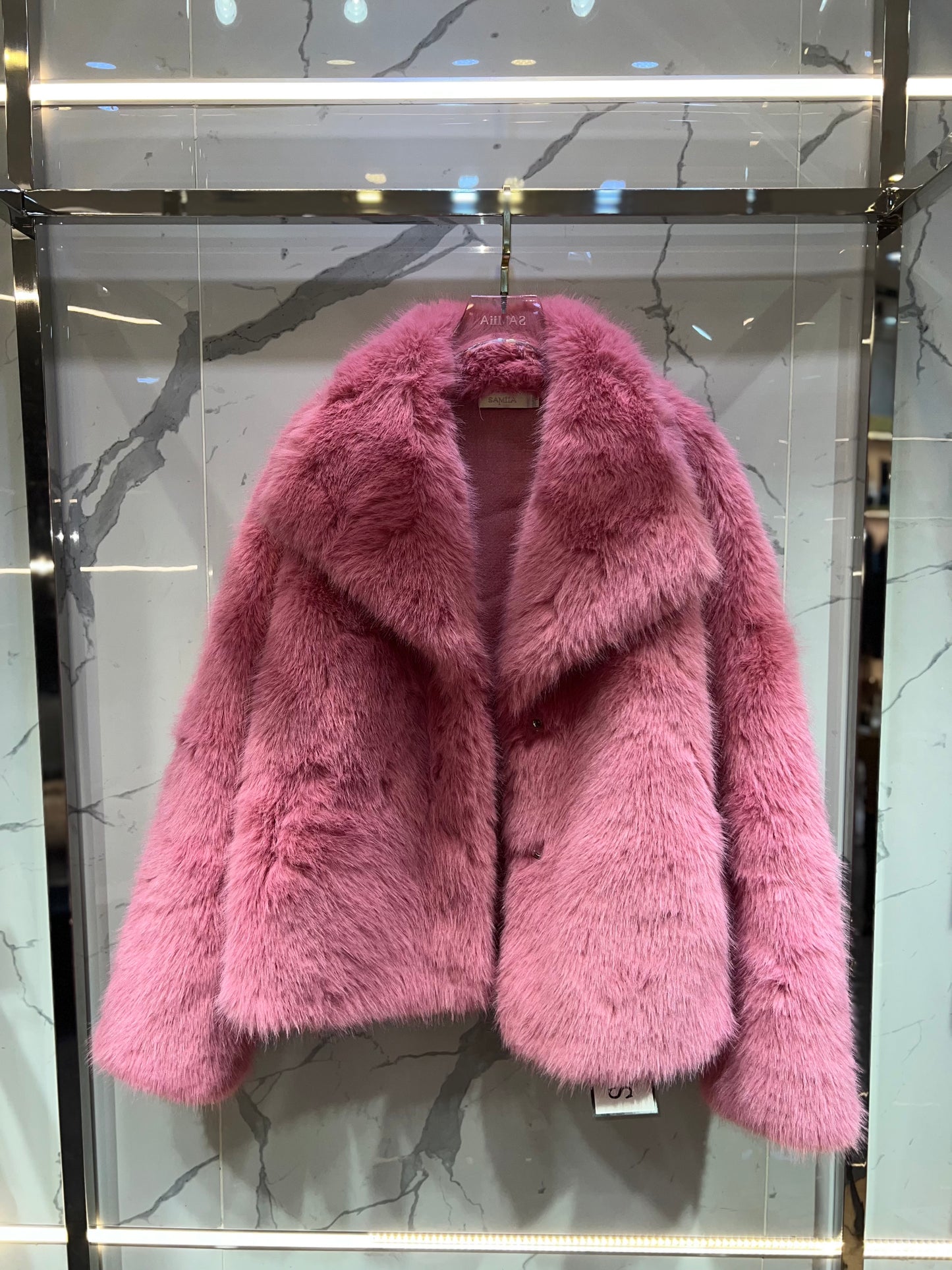 FUR BOMBER JACKET